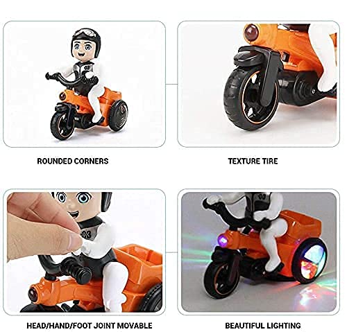 Stunt Bike Tricycle 4D LIGHT AND MUSIC BUMP AND GO.