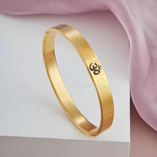 24k gold plated kada for men and women