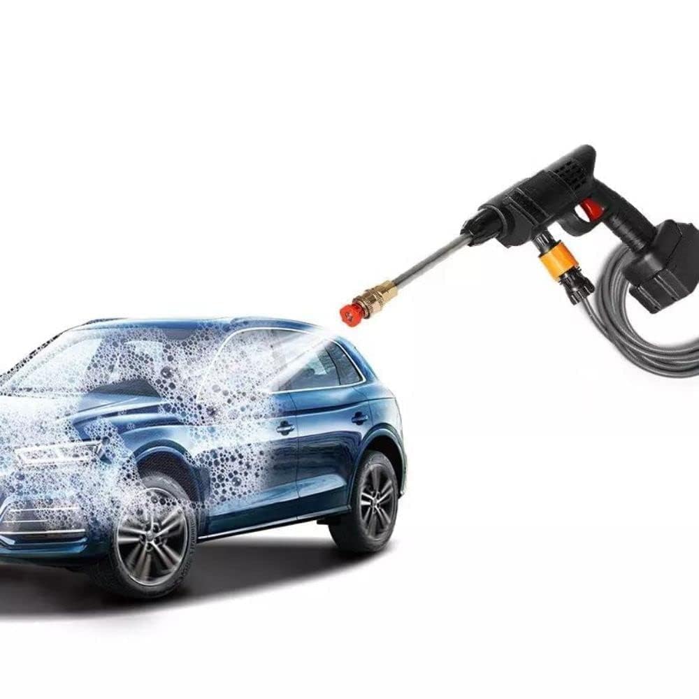 double battery car washer