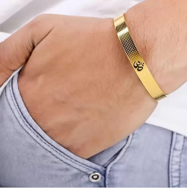 24k gold plated kada for men and women
