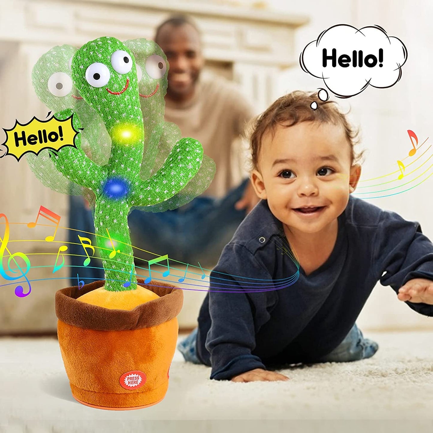 BEST QULITY Dancing Cactus Toy with recording