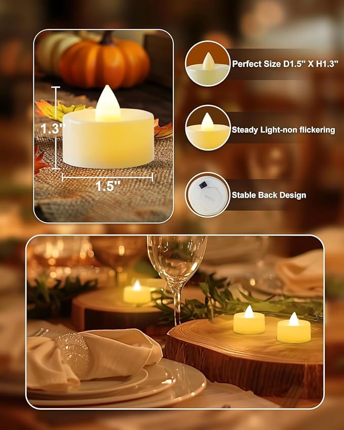 Smokeless candle pack of 24 piece