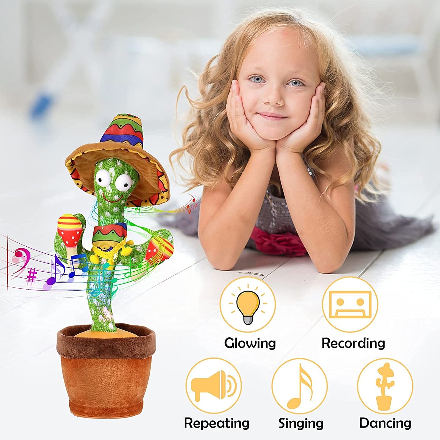 BEST QULITY Dancing Cactus Toy with recording