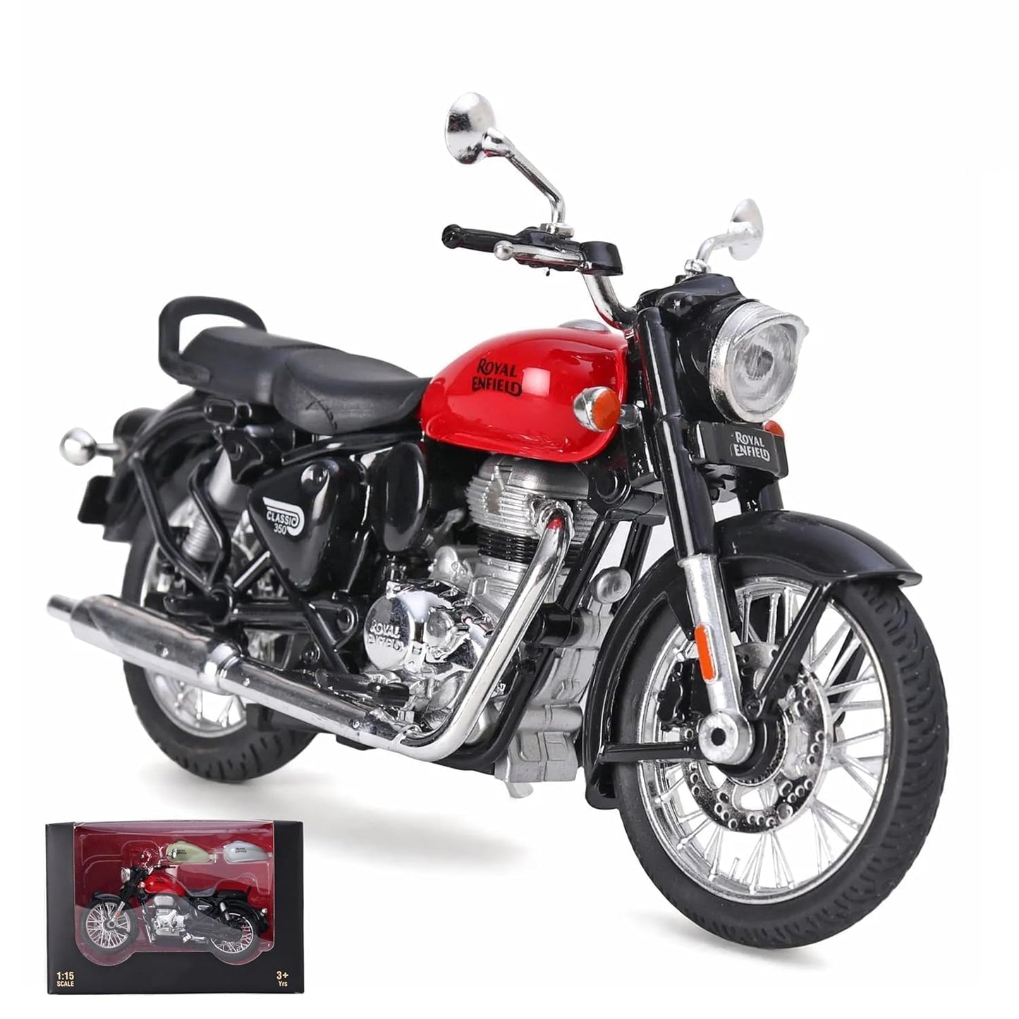 Royal Enfield New Classic 350 Scale Model with Pull-Back Action