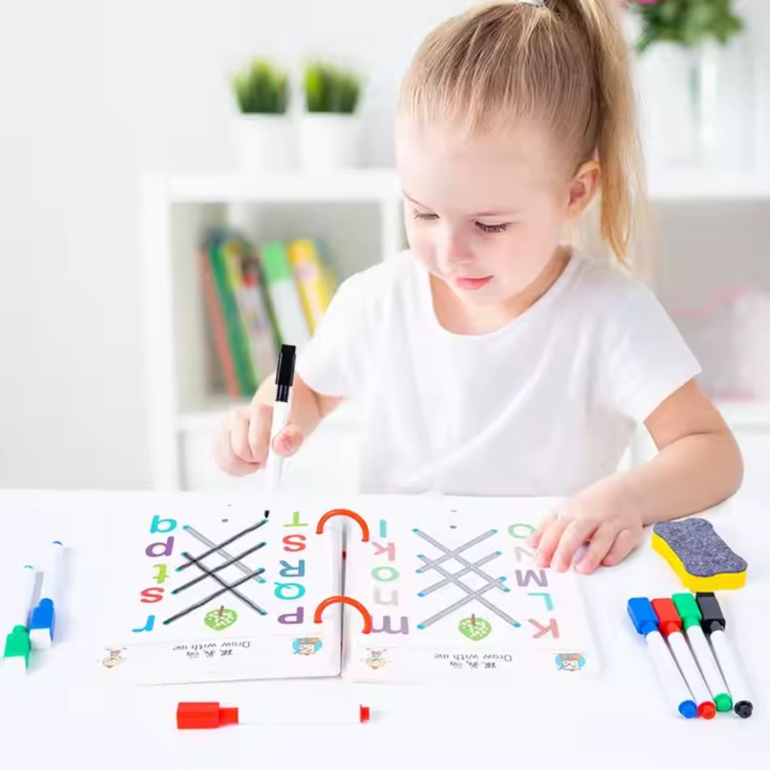 Reusable 64 Pages Kids Practice Set