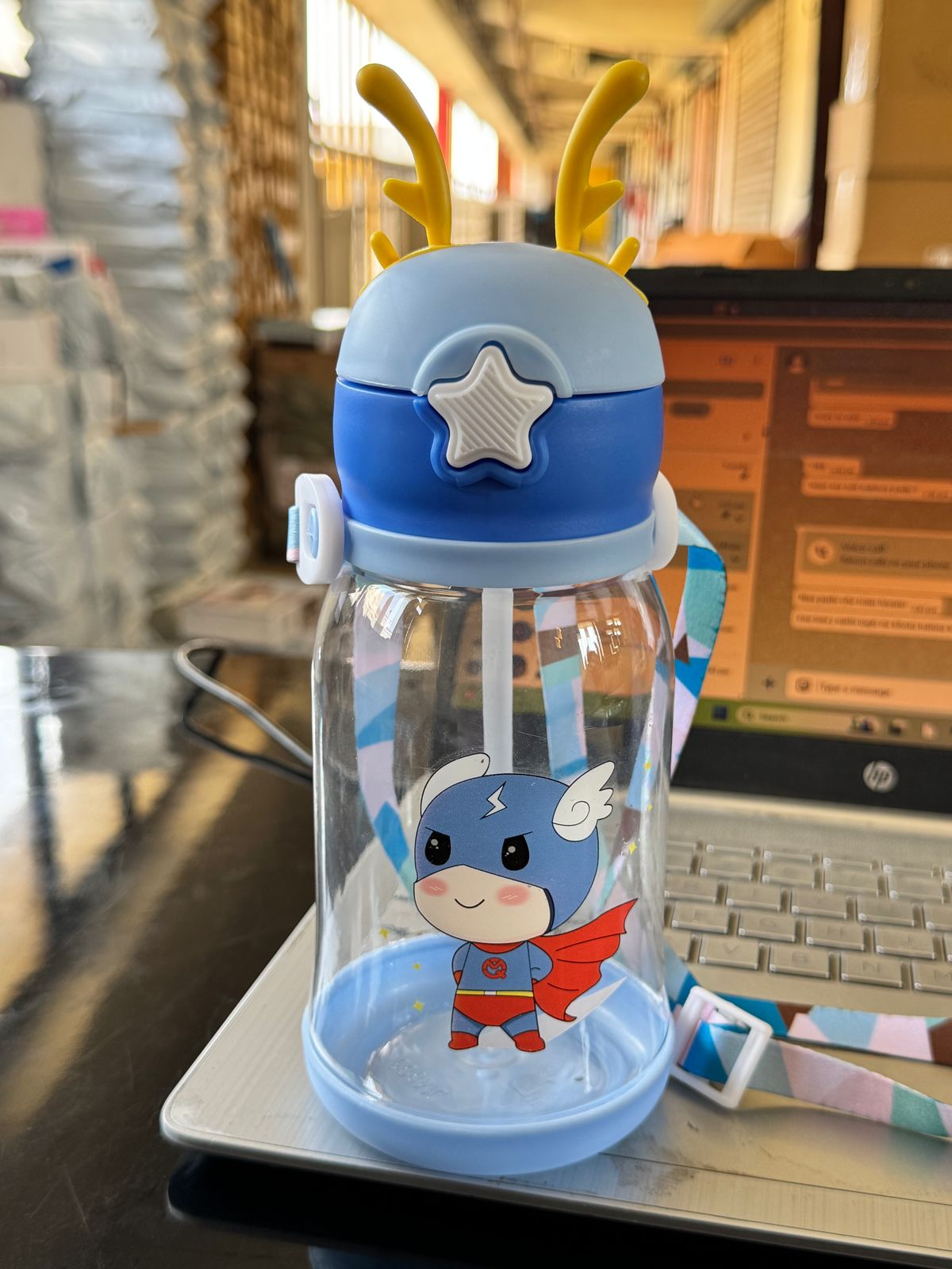 combo offer leake proof botlle and magic campasss box