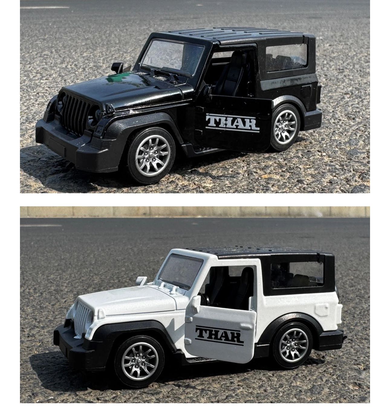 Mahindra Thar Metal Diecast WITH MUSIC AND LIGH AND PULL PACK