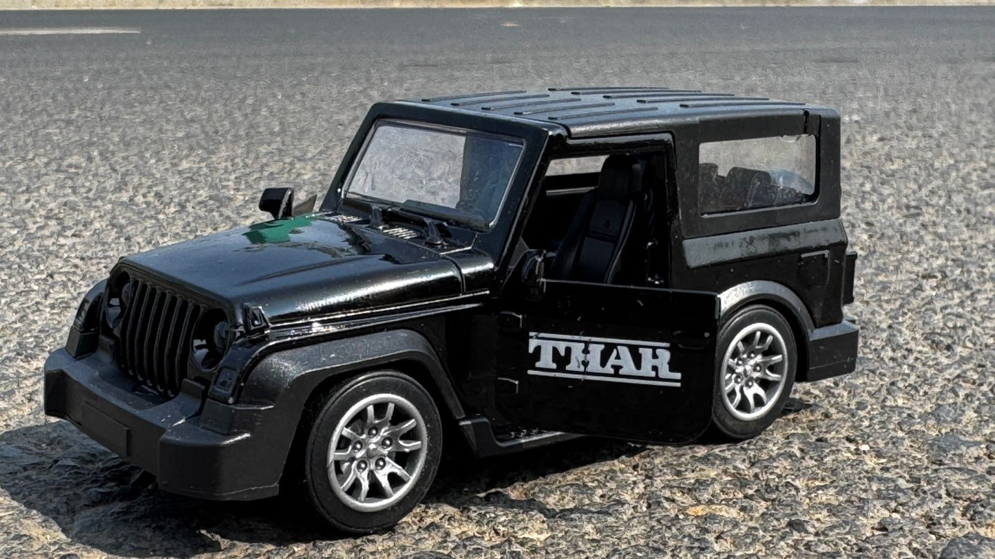 Mahindra Thar Metal Diecast WITH MUSIC AND LIGH AND PULL PACK