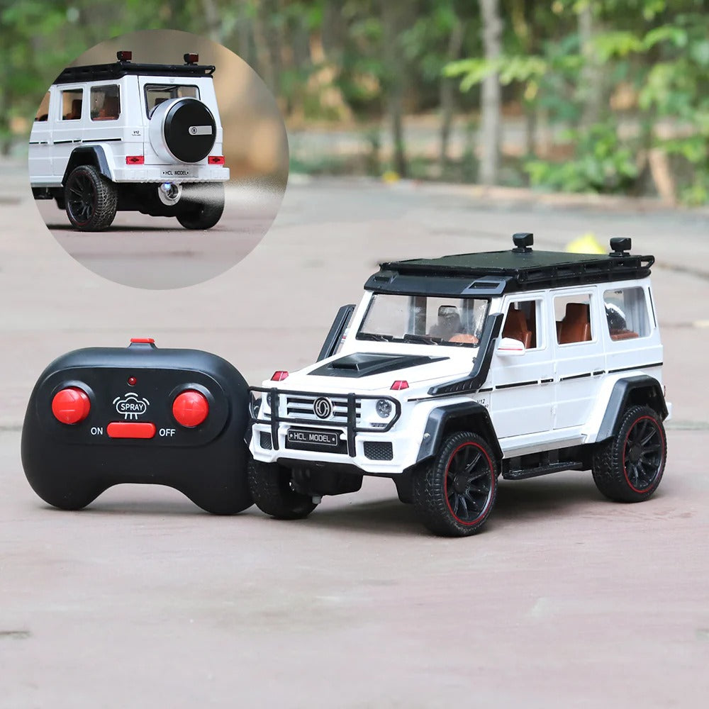 Remote Control Resembling Mercedes Benz G-Class Diecast Car with Smoke Effect | 1:22 Scale (5-14 Years)
