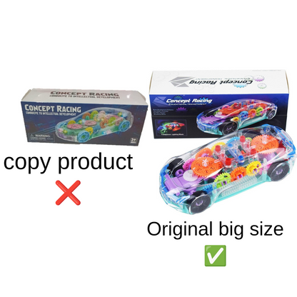TRANSPARENT  UNBREAKABLE CAR.