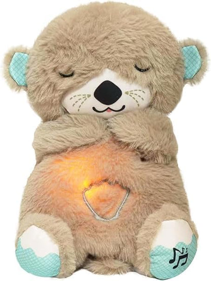 new breathing teddy with light and music