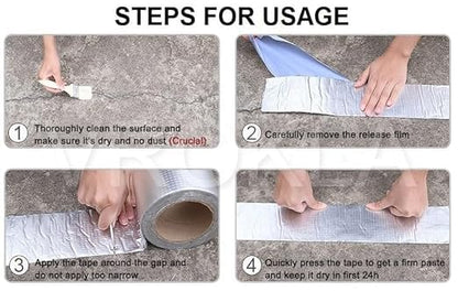 water leakage solution  Strong Adhesive  (4 Inch (10CM*5M))