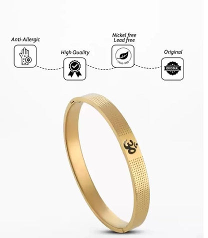 24k gold plated kada for men and women