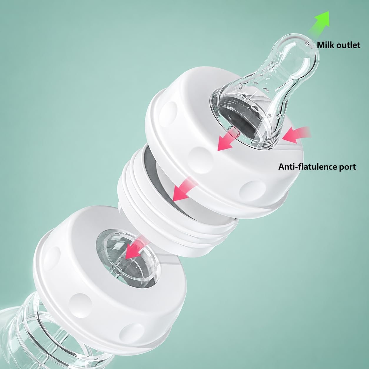 Hand Free Milk Bottle