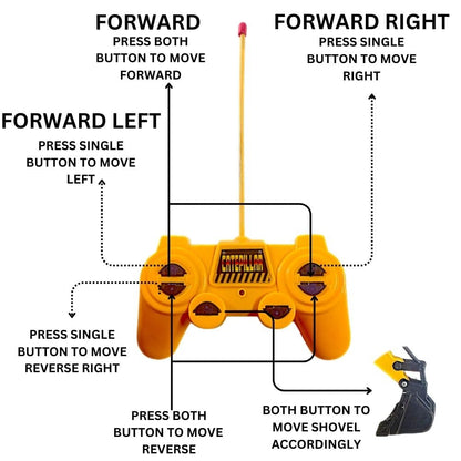 WIRELESS CHARGEBLE REMOTE CONTROL FULL FUCTIONAL JCB MACHINE