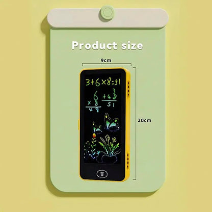 Led Drawing Pen Case. Kids Pencil Box with LCD Screen and Writing Pen with Erase Button (Multi Color)