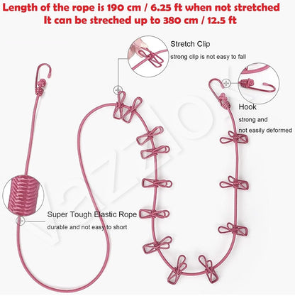 Rope with Hooks (Pack of 2)