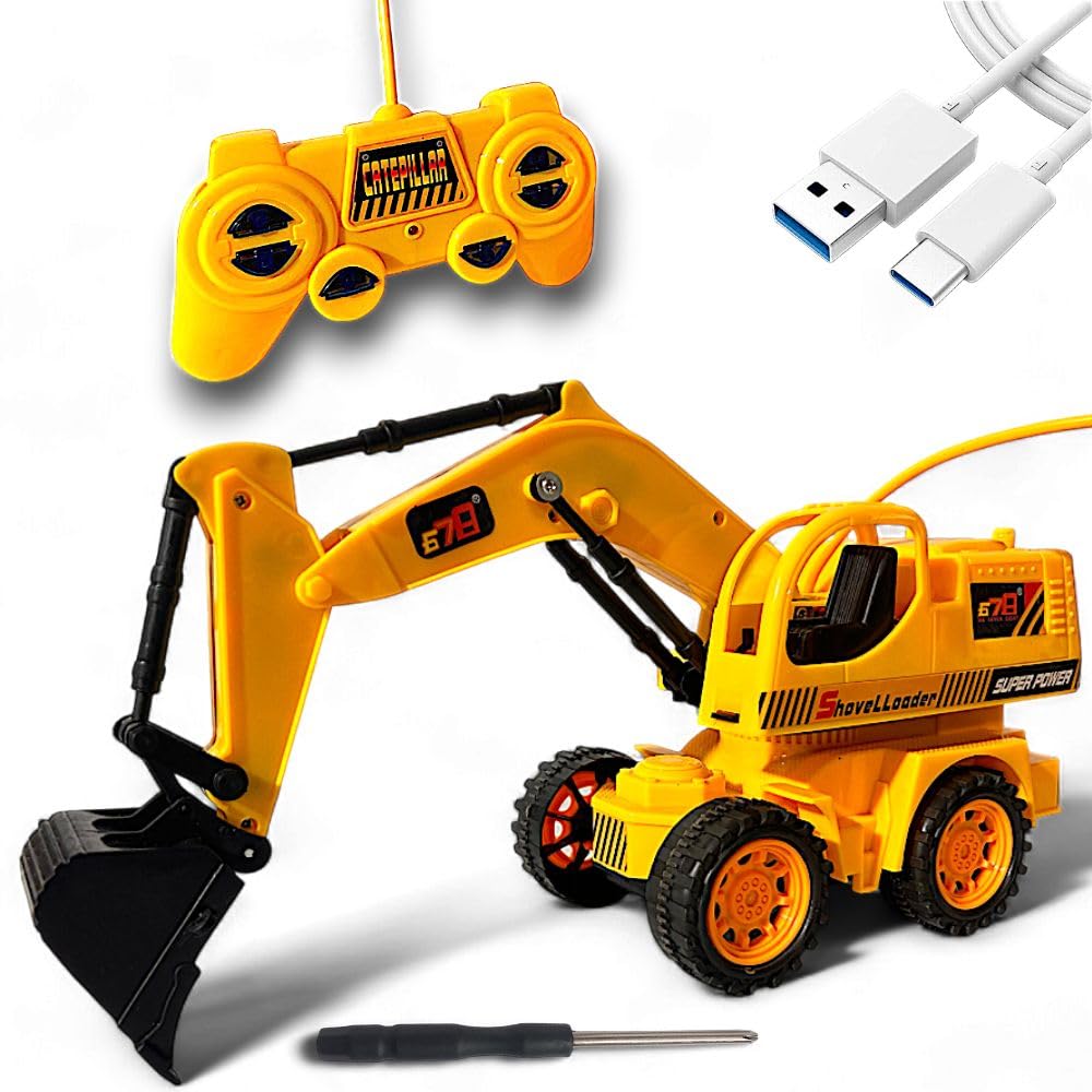 WIRELESS CHARGEBLE REMOTE CONTROL FULL FUCTIONAL JCB MACHINE