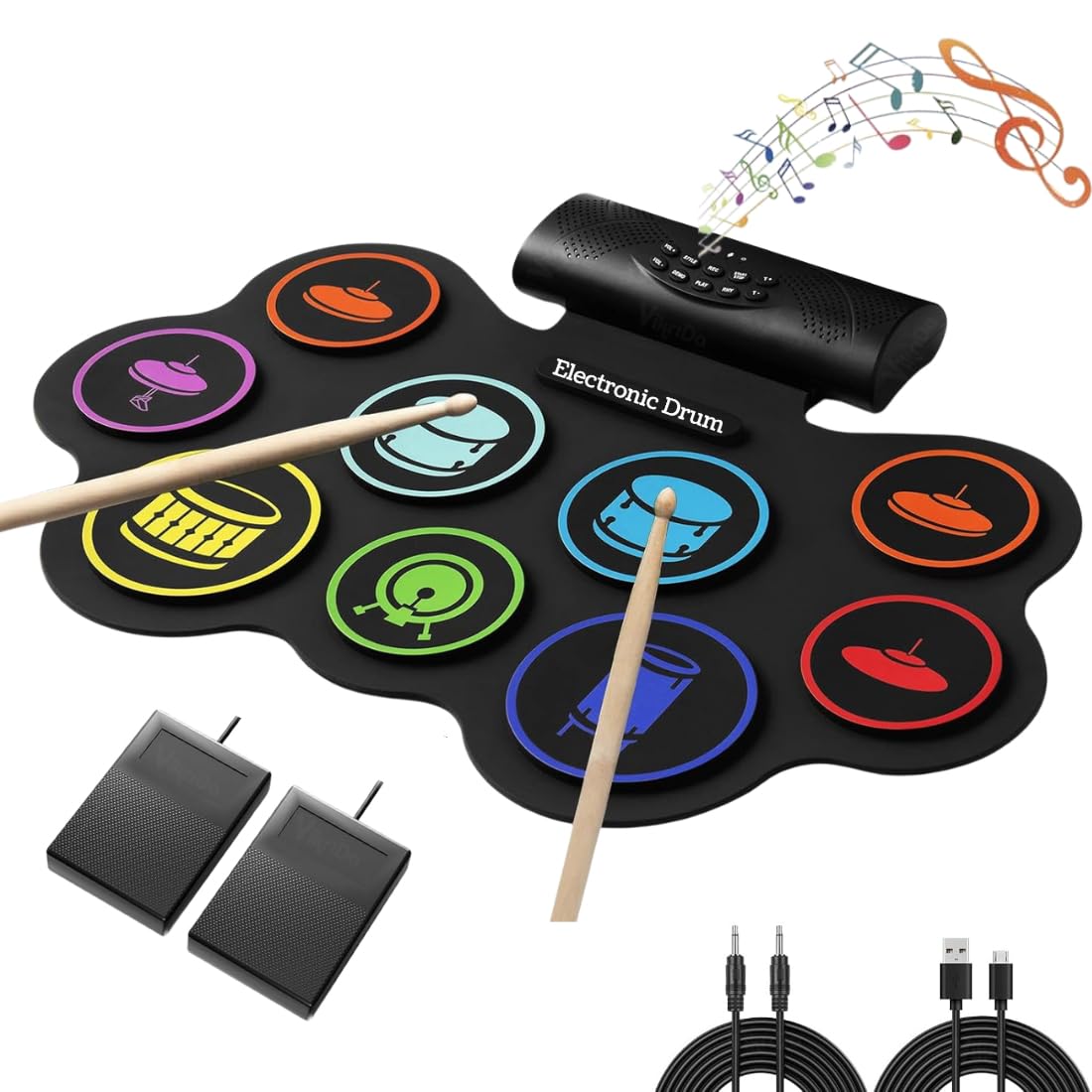 Electronic Drum Pad Set