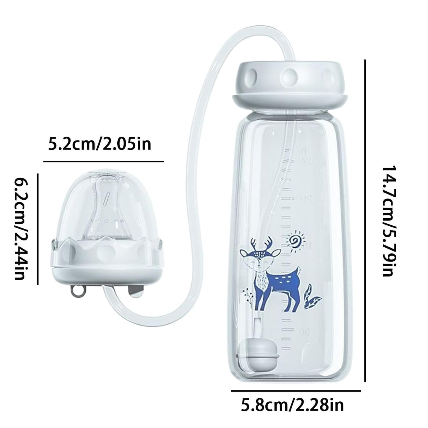 Hand Free Milk Bottle