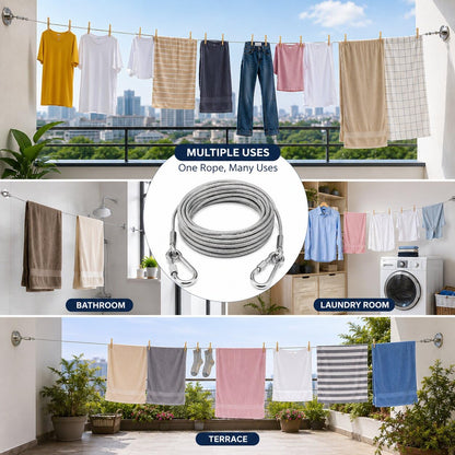 Heavy Duty Clothes Drying Rope  big 10meter