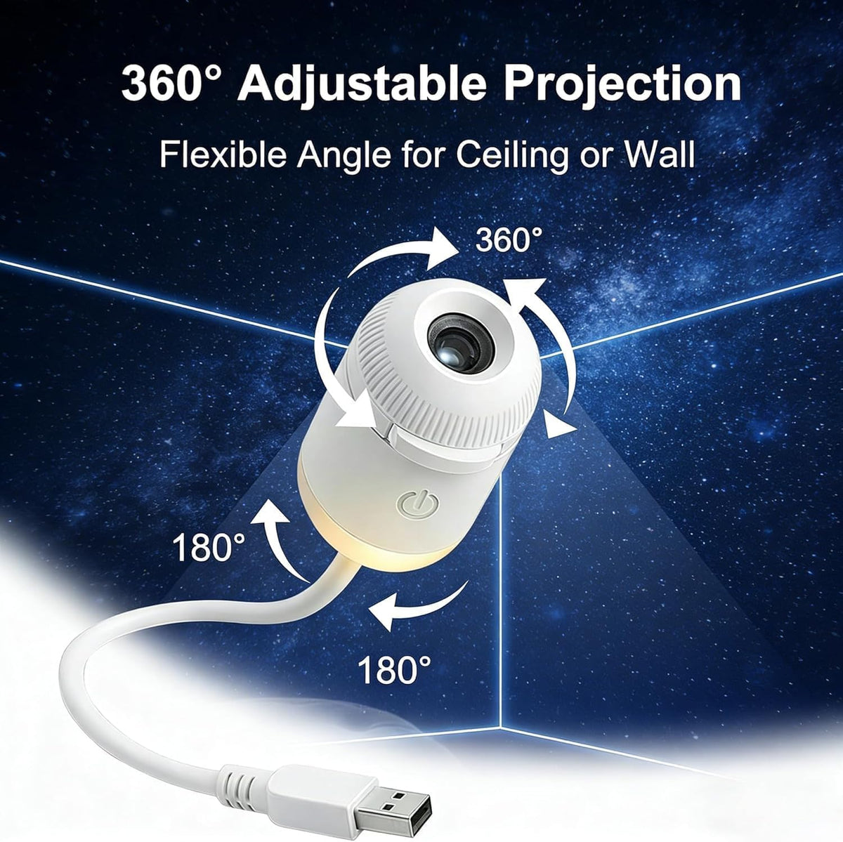 2 in 1 galaxy star moon projector  for room