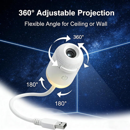 2 in 1 galaxy star moon projector  for room