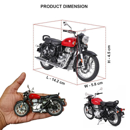 Royal Enfield New Classic 350 Scale Model with Pull-Back Action