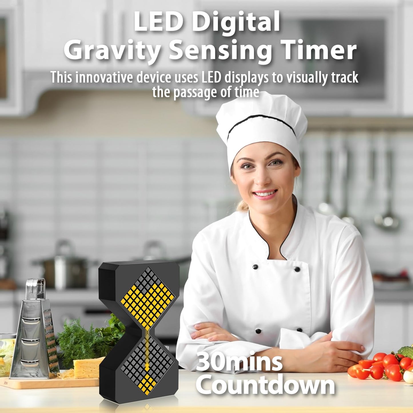 LED Digital Gravity Sensing Timer
