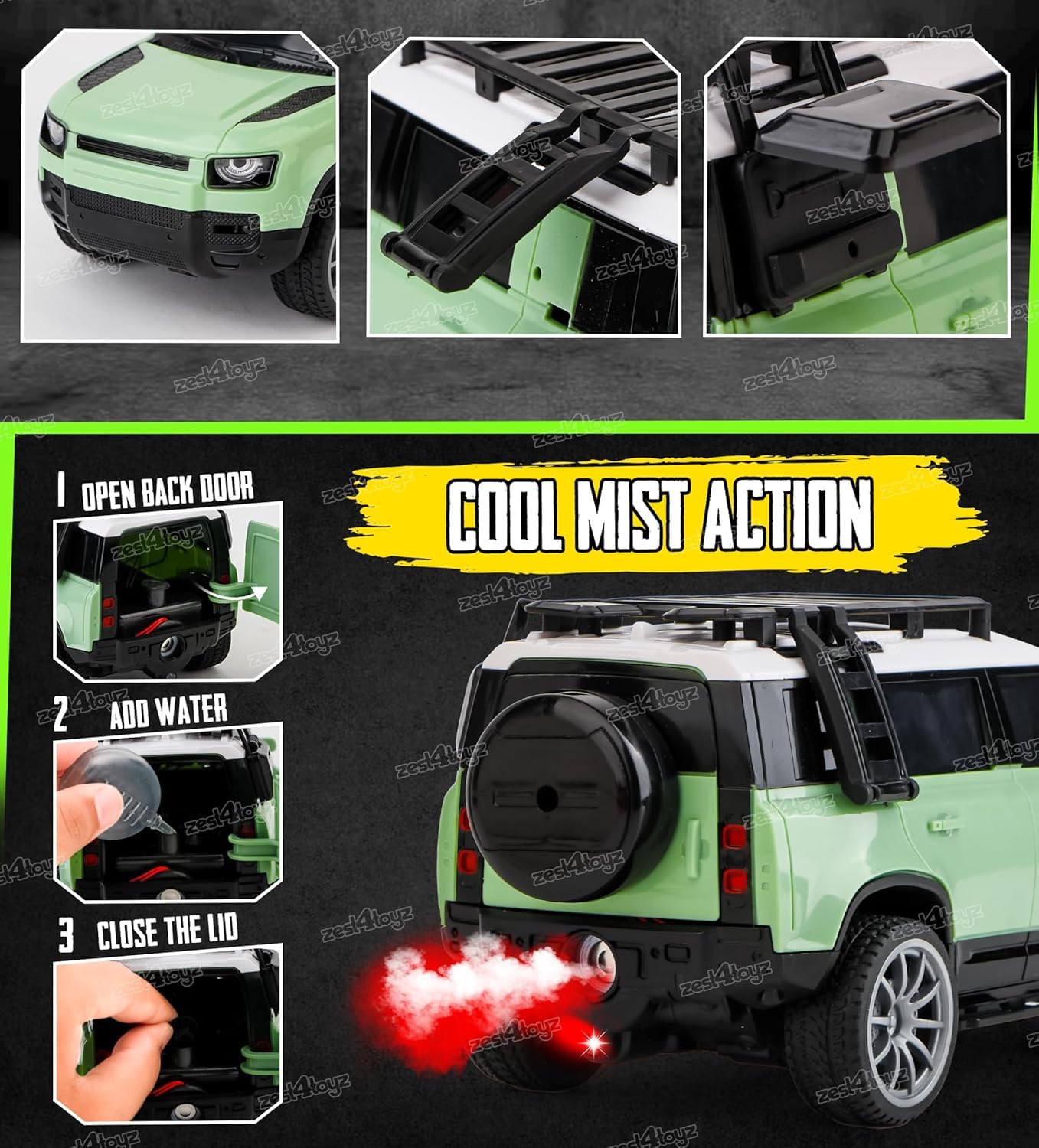 smoke defender car