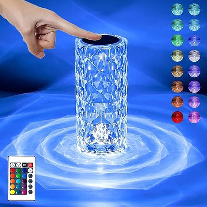 Crystal Diamond LED Table Lamp
