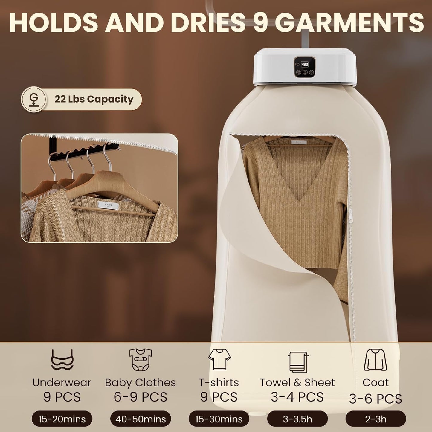Electric Fast-drying Machine With Adjustable Timer