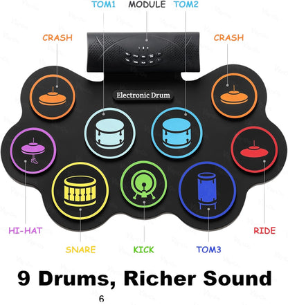 Electronic Drum Pad Set