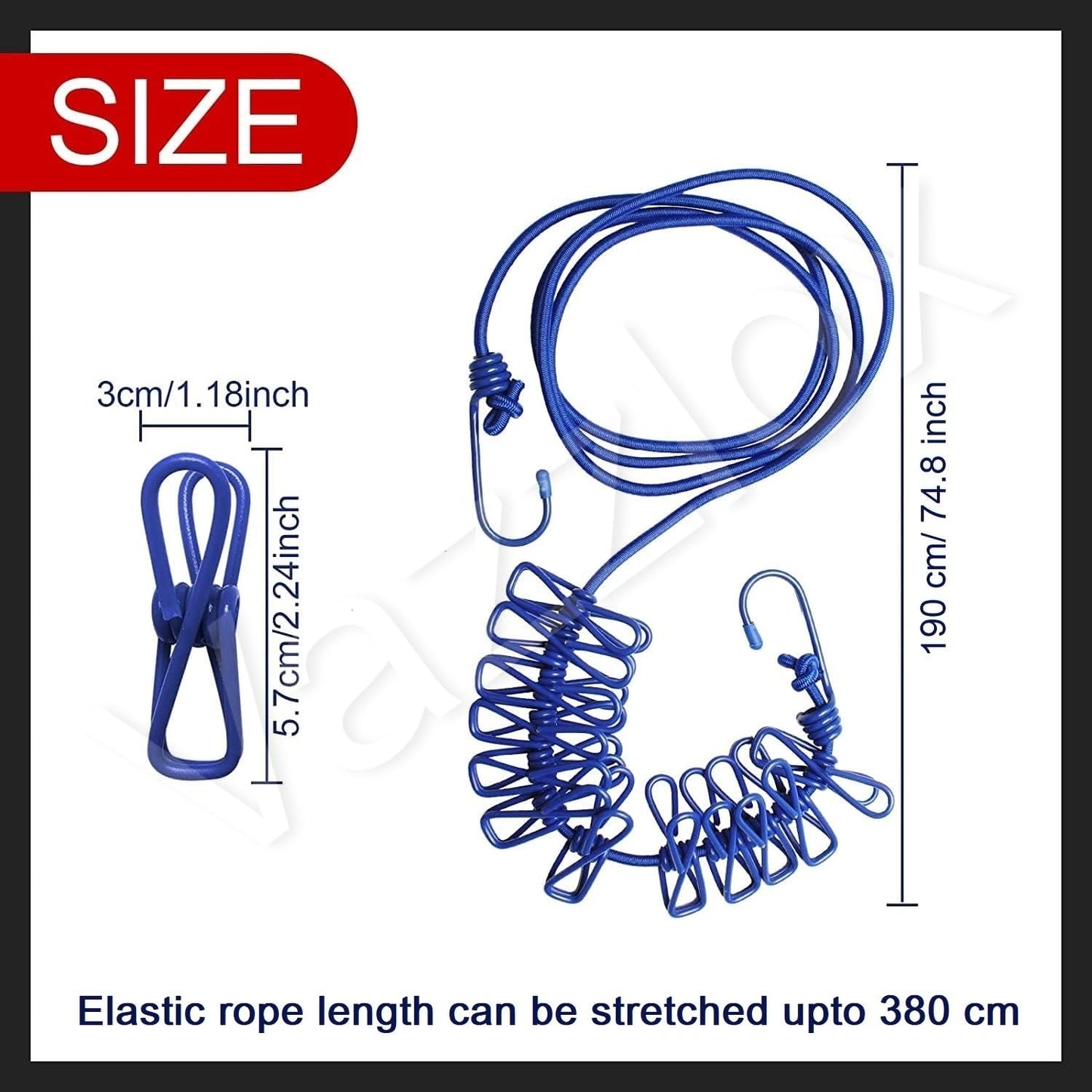Rope with Hooks (Pack of 2)