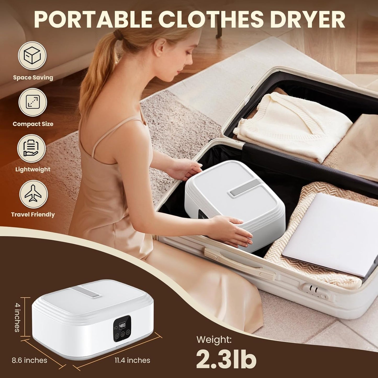Electric Fast-drying Machine With Adjustable Timer