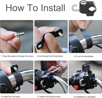 HELMATE LOCK FOR BIKE ACTIVA