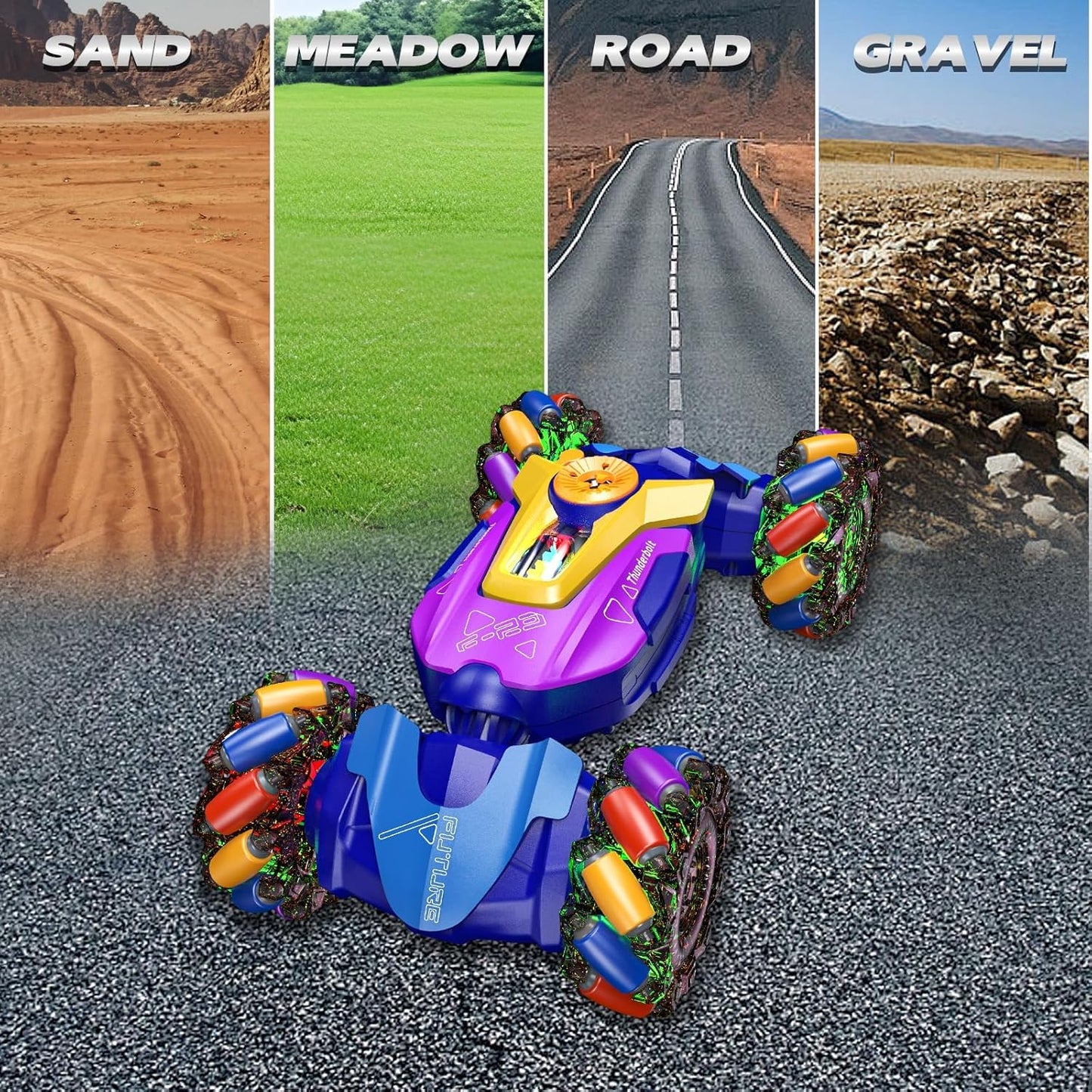 NEW 4D STUNT CAR WITH 2 REMOTE