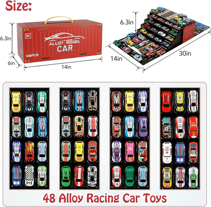 48 metal body car Container Storage Box,