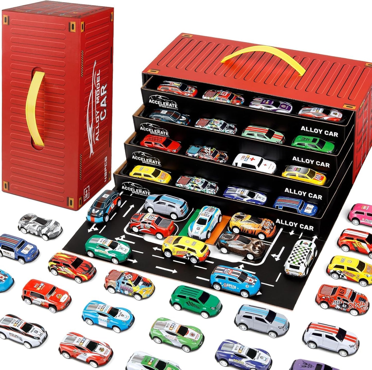 48 metal body car Container Storage Box,