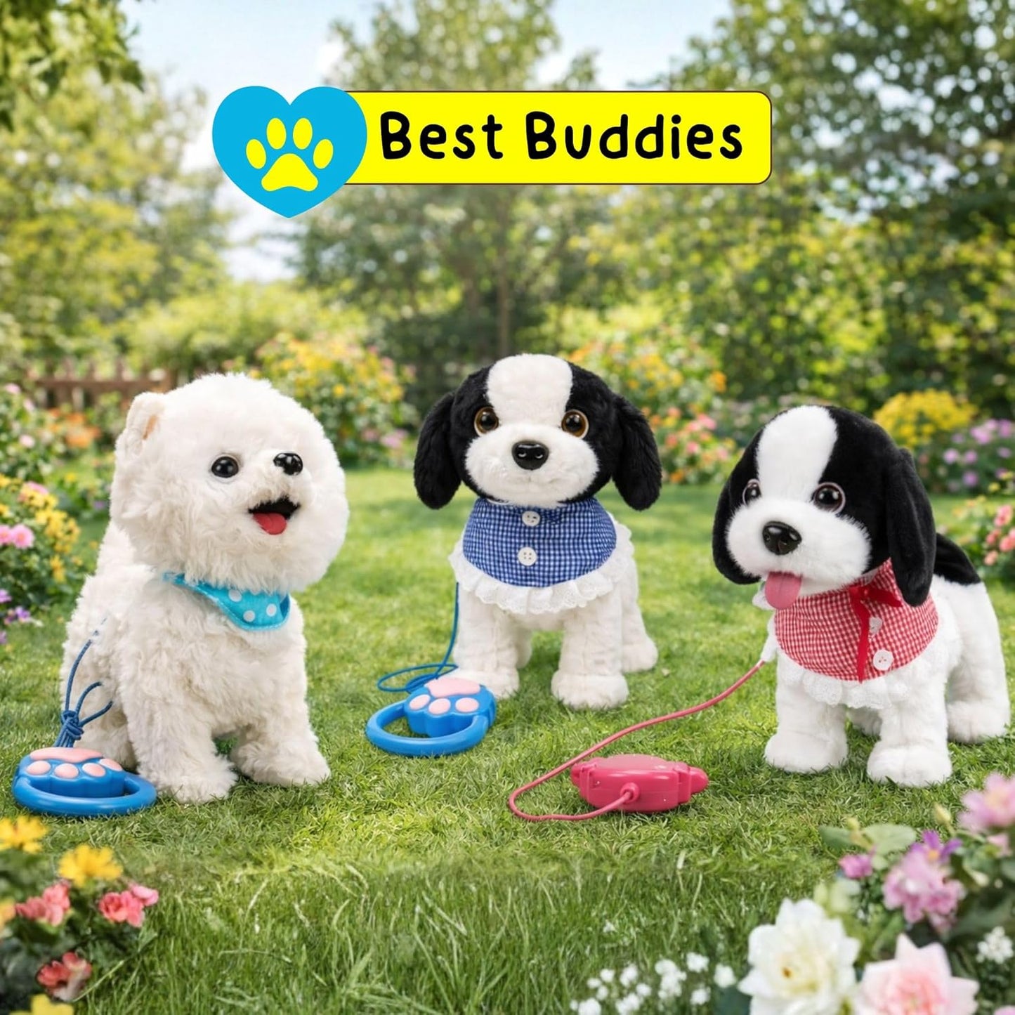 remote dog with walking and recording