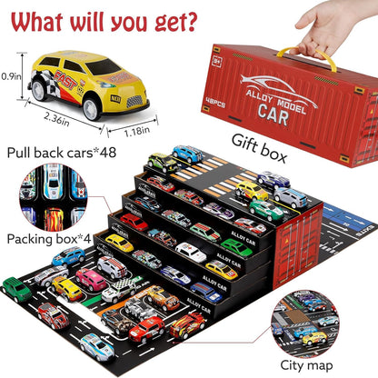 48 metal body car Container Storage Box,