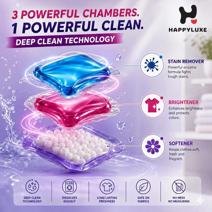 (pack of 30 )5 in 1 Laundry Power Detergent Pods
