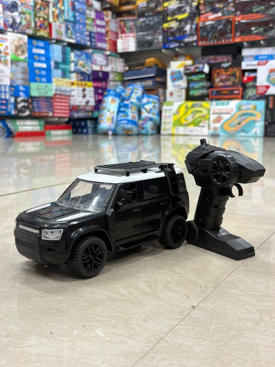 open door  defender rc car with c pin charging and smoke