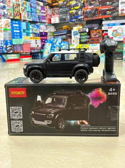 open door  defender rc car with c pin charging and smoke
