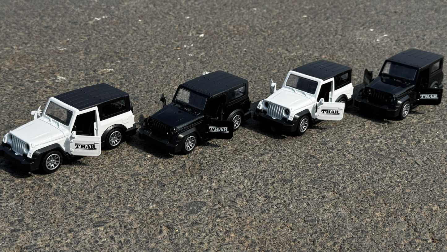 Mahindra Thar Metal Diecast WITH  MUSIC AND LIGH AND PULL PACK