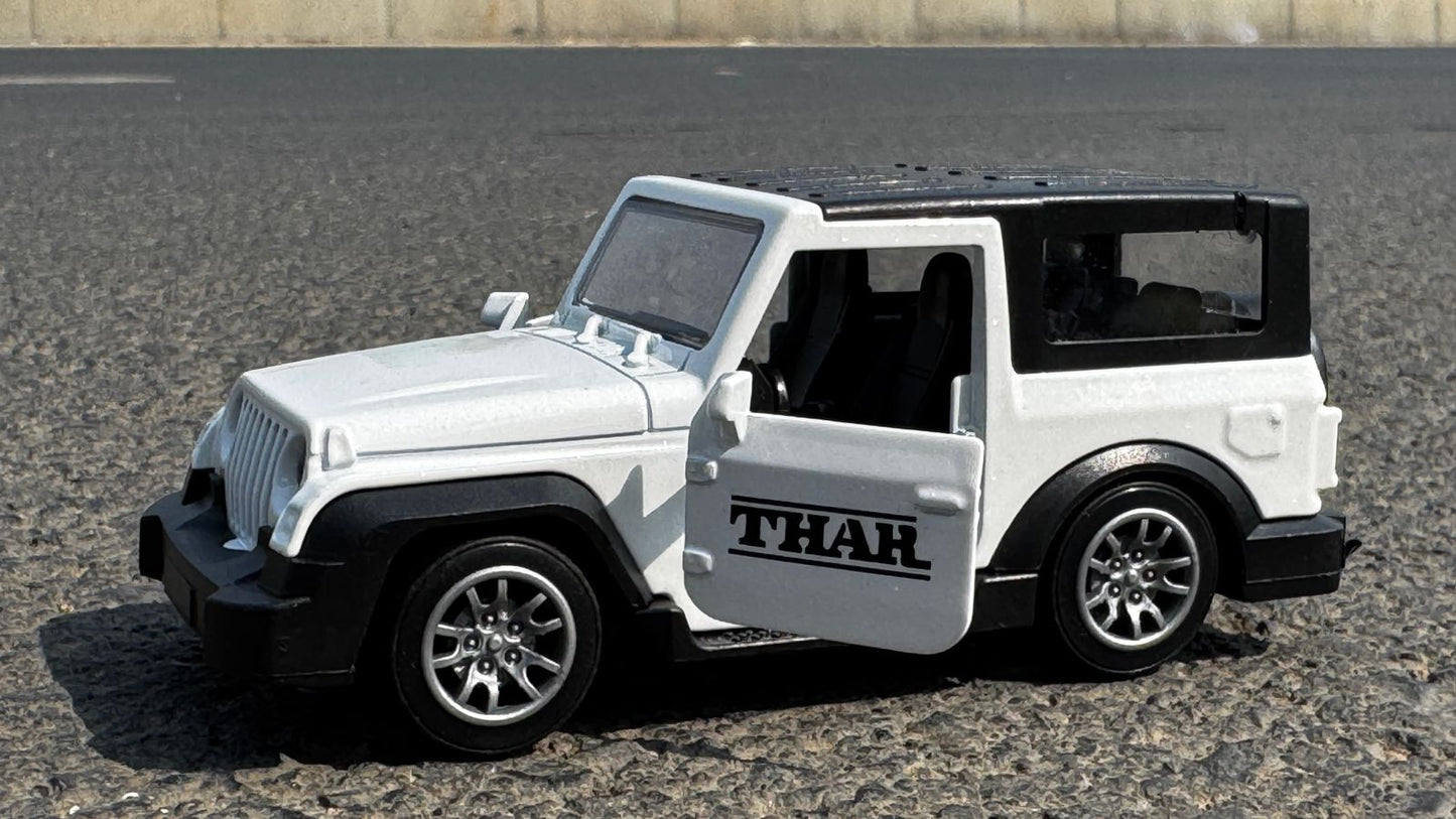 Mahindra Thar Metal Diecast WITH  MUSIC AND LIGH AND PULL PACK