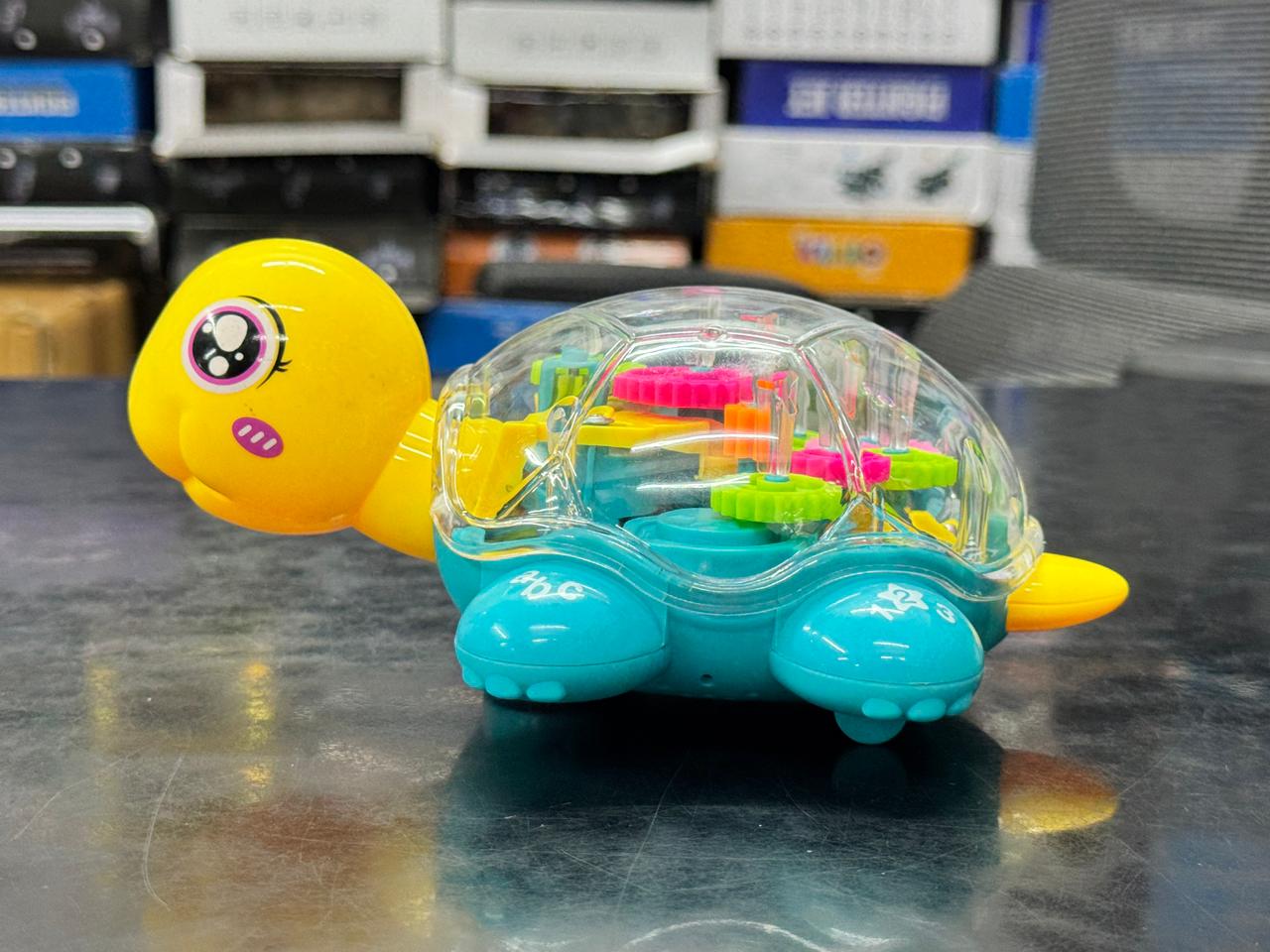 STRONG TURTLE WITH LIGHT AND MUSIC