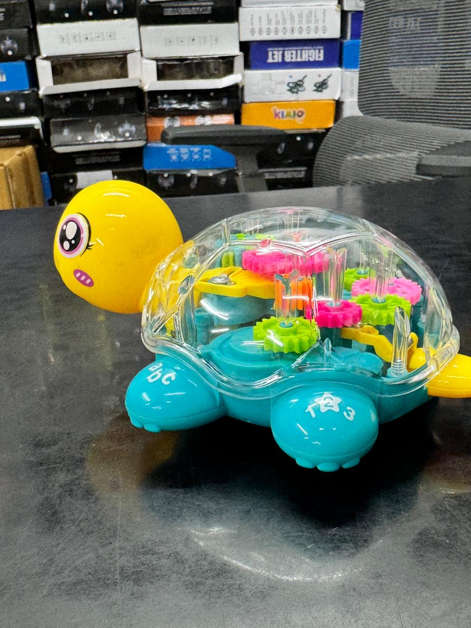 STRONG TURTLE WITH LIGHT AND MUSIC