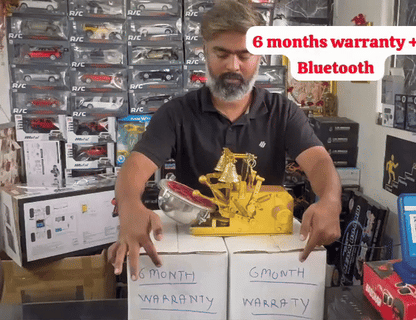 Fully Automatic Electric Mini Aarti Machine with Nagara, 2 Bells & Jalar For Home Temple, Satsang Or Pooja Room