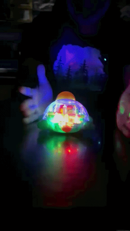 STRONG TURTLE WITH LIGHT AND MUSIC